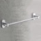 Towel Rail, 18 Inch, Polished Chrome, Rounded